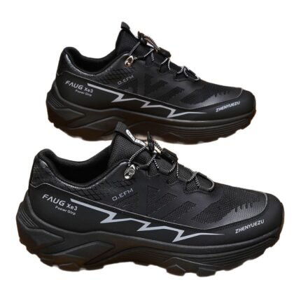 Men’s Colorblock Outdoor Sneakers – Hiking & Running